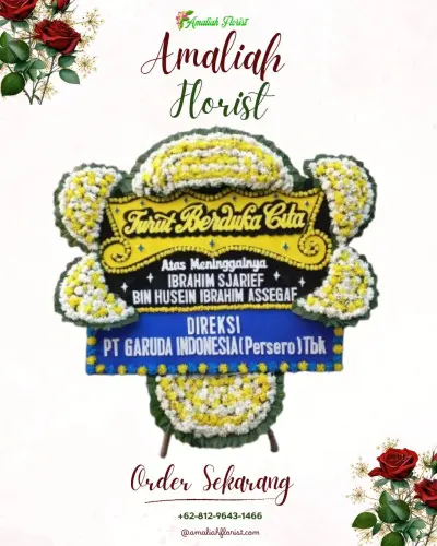 Papan Bunga Duka di Antapani